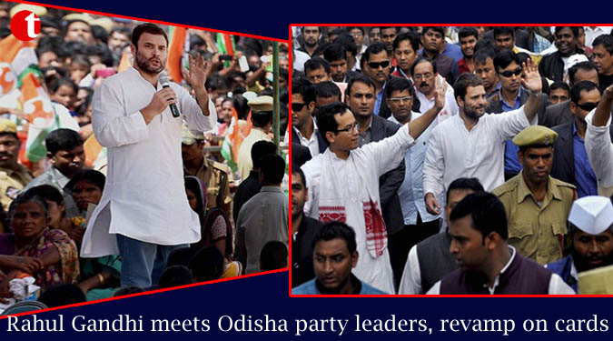 Rahul Gandhi meets Odisha party leaders, revamp on cards