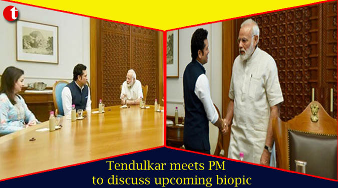 Tendulkar meets PM to discuss upcoming biopic