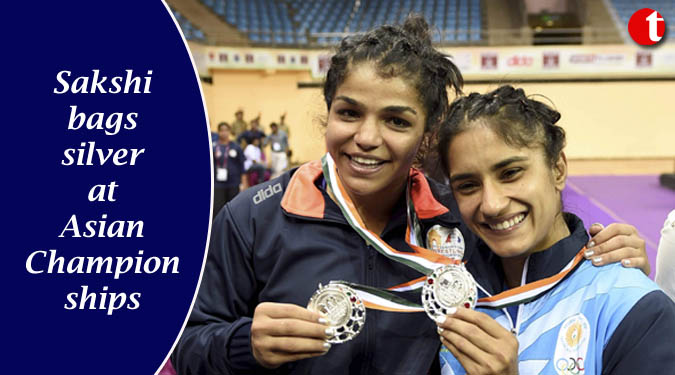 Sakshi bags silver at Asian Championships