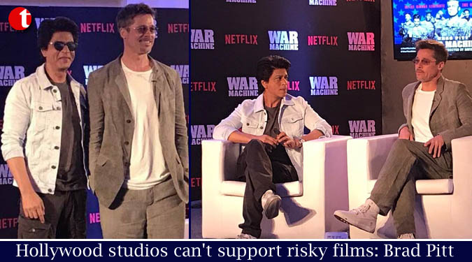 Hollywood studios can't support risky films: Brad Pitt