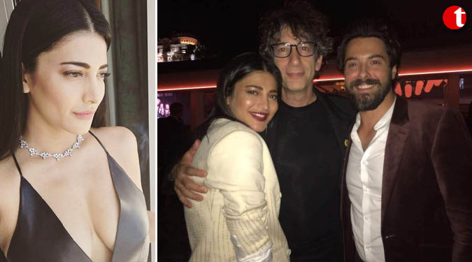 Shruti attends premiere of movie based on Niel Gaiman’s story