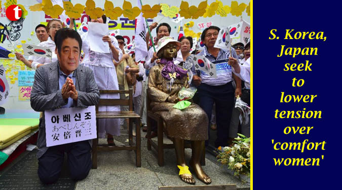 S. Korea, Japan seek to lower tension over ‘comfort women’