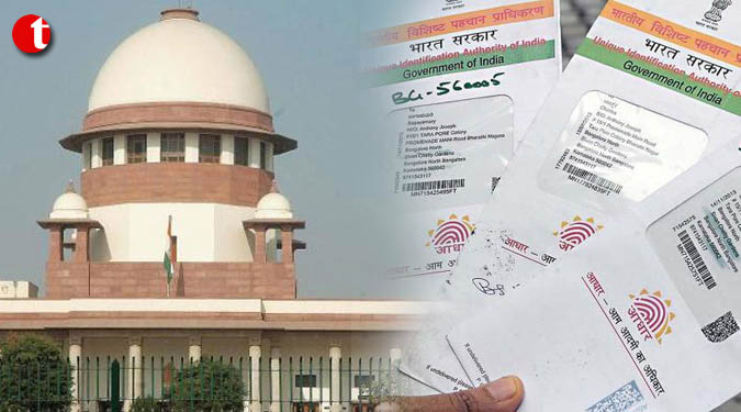 SC refuses to pass order against mandatory Aadhar for Social Schemes