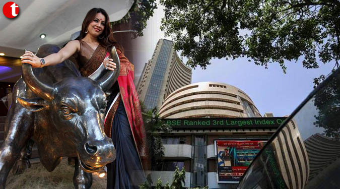 Sensex bounces 107 pts on exports growth, Nifty above 9,600