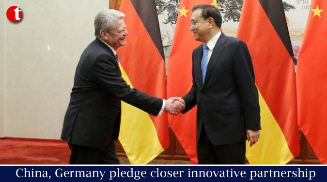 China, Germany pledge closer innovative partnership