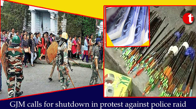 GJM calls for indefinite shutdown in protest against police raid