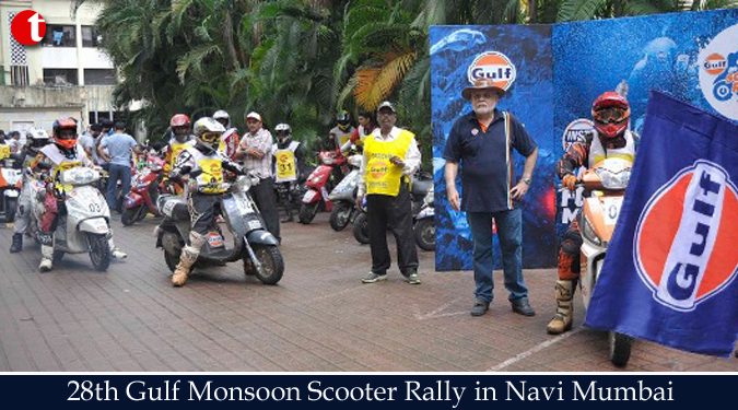 28th Gulf Monsoon Scooter Rally in Navi Mumbai