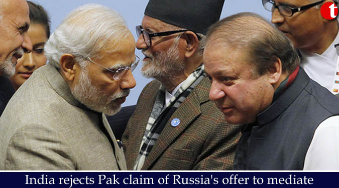 India rejects Pak claim of Russia's offer to mediate on Kashmir