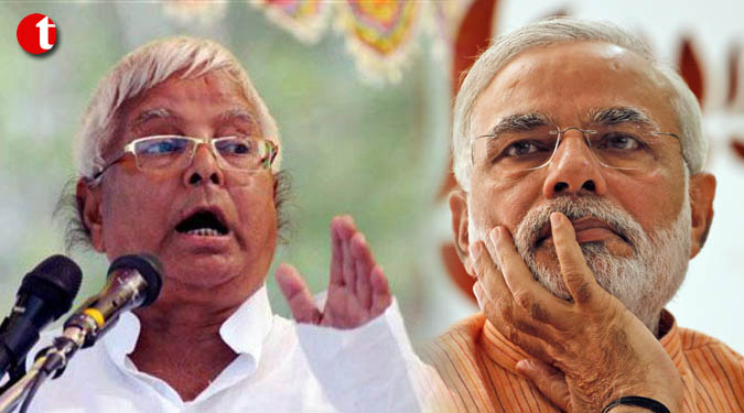 Lalu attacks Narendra Modi govt. for pursuing anti farmer policies