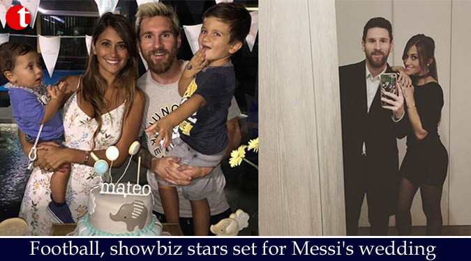 Football, showbiz stars set for Messi’s wedding