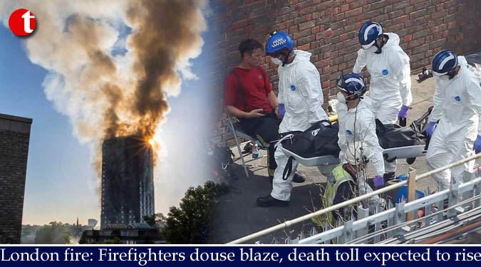 London fire: Firefighters douse blaze, death toll expected to rise