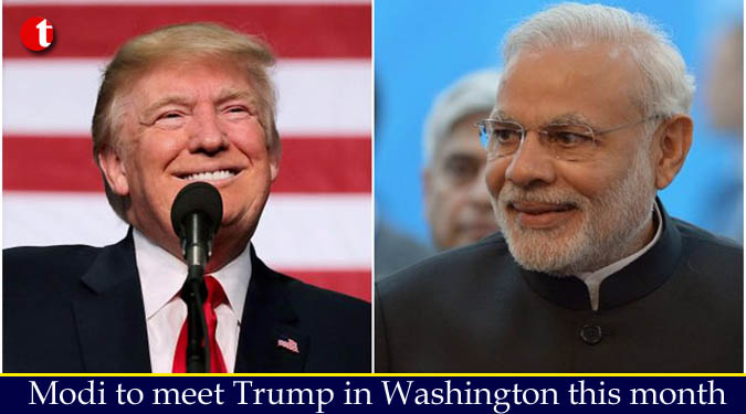 Modi to meet Trump in Washington this month