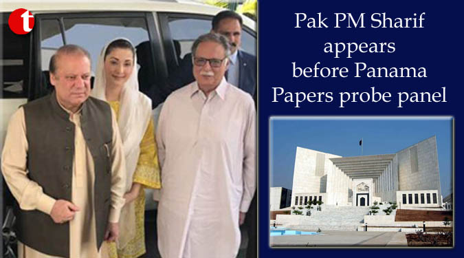 Pak PM Sharif appears before Panama Papers probe panel