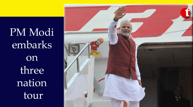 PM Modi embarks on three-nation tour