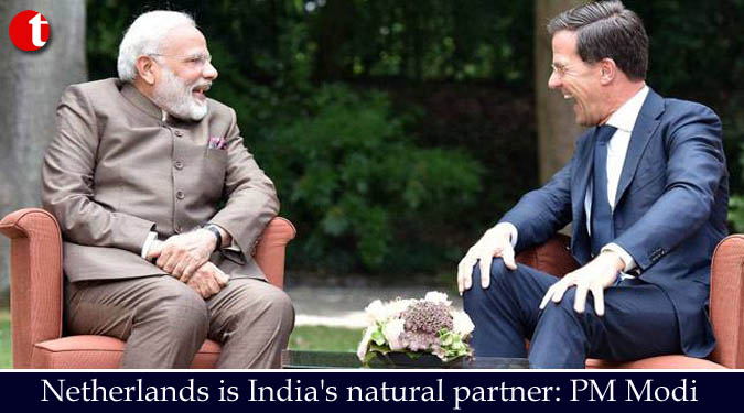Netherlands is India's natural partner: PM Modi