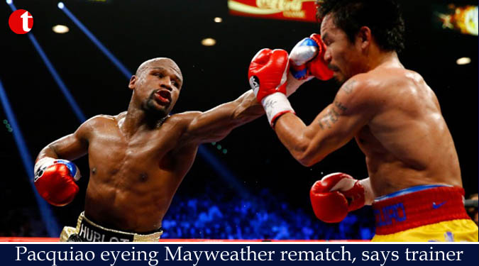Pacquiao eyeing Mayweather rematch, says trainer