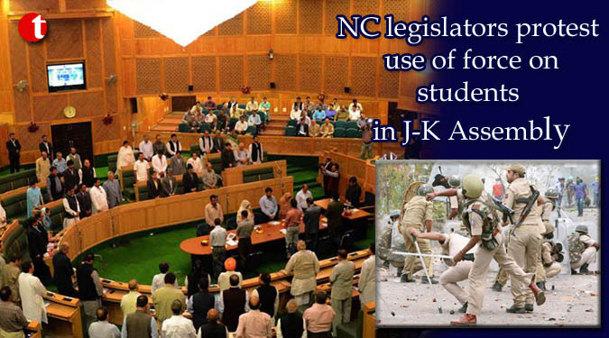 NC legislators protest use of force on students in J-K Assembly