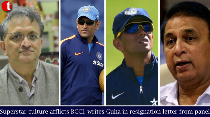 Superstar culture afflicts BCCI, writes Guha in resignation letter from panel