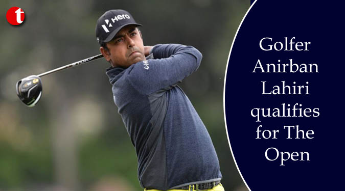 Golfer Anirban Lahiri qualifies for The Open