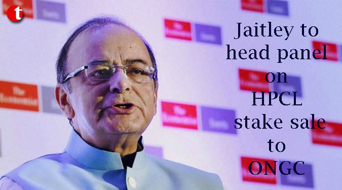 Jaitley to head panel on HPCL stake sale to ONGC