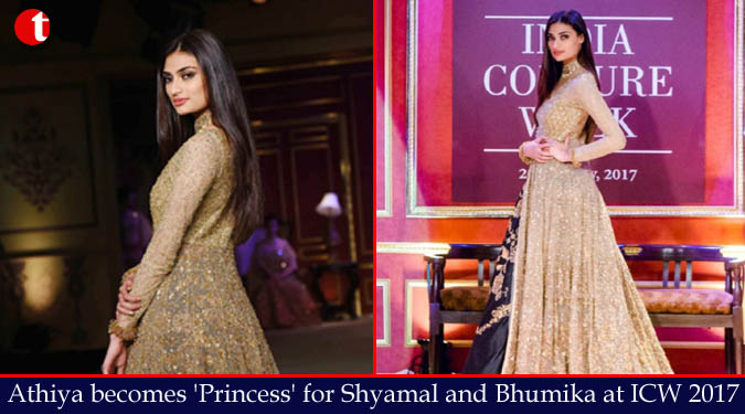 Athiya becomes 'Princess' for Shyamal and Bhumika at ICW 2017