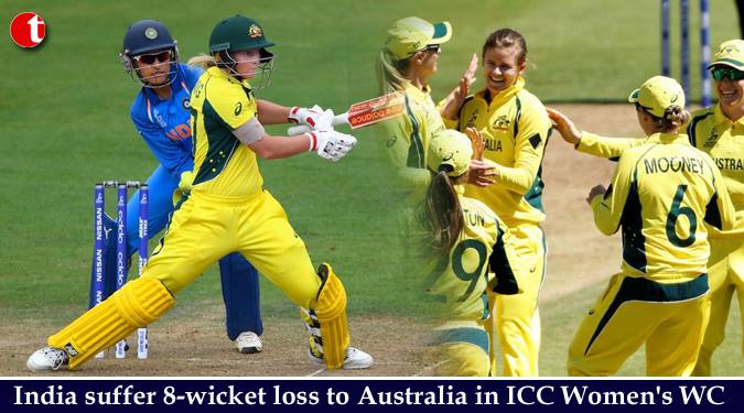 India suffer 8-wicket loss to Australia in ICC Women’s WC