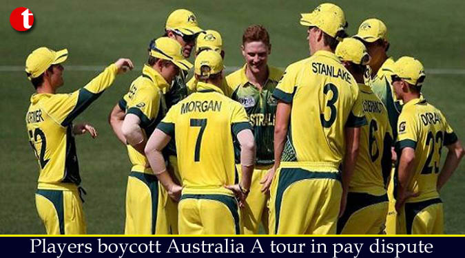 Players boycott Australia A tour in pay dispute