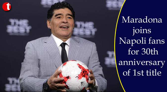 Maradona joins Napoli fans for 30th anniversary of 1st title