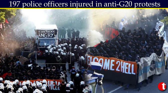 197 police officers injured in anti-G20 protests