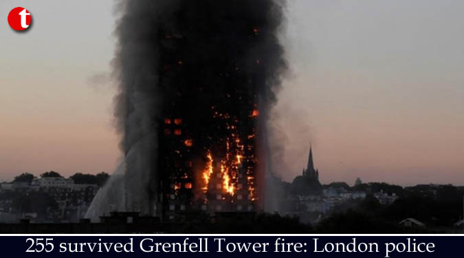 255 survived Grenfell Tower fire: London police