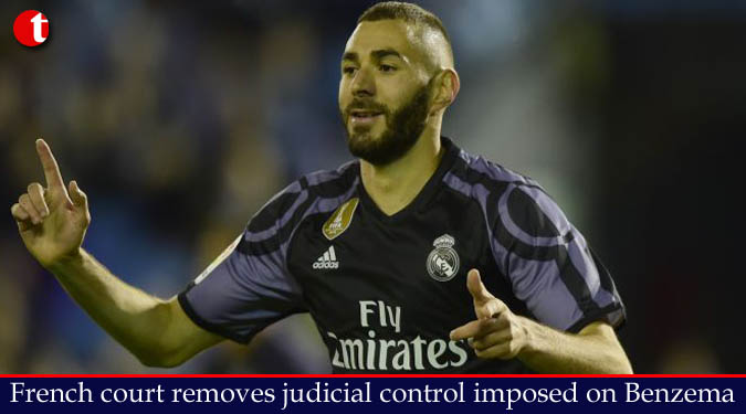 French court removes judicial control imposed on Benzema