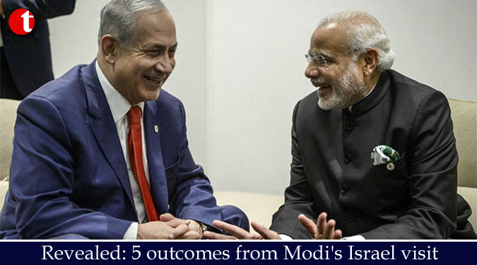 Revealed: 5 outcomes from Modi’s Israel visit