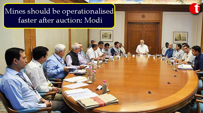 Mines should be operationalised faster after auction: Modi