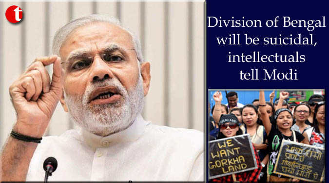 Division of Bengal will be suicidal, intellectuals tell Modi