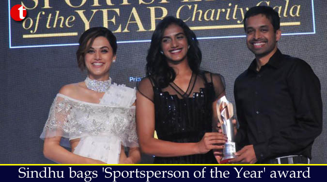 Sindhu bags ‘Sportsperson of the Year’ award