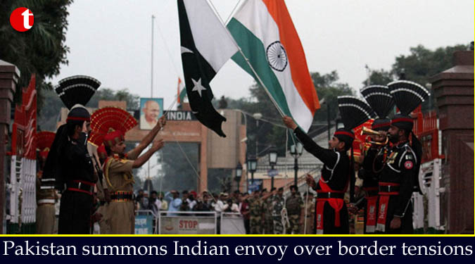 Pakistan summons Indian envoy over border tensions