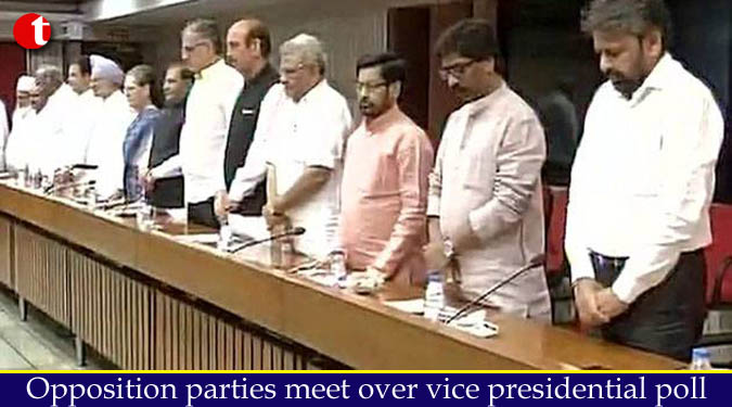 Opposition parties meet over vice presidential poll