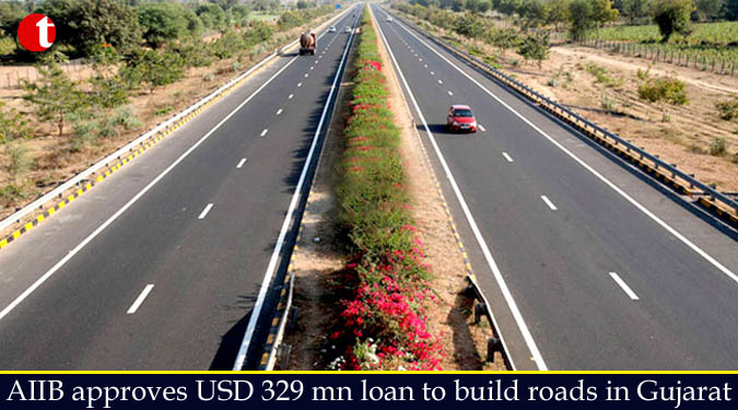 AIIB approves USD 329 mn loan to build roads in Gujarat