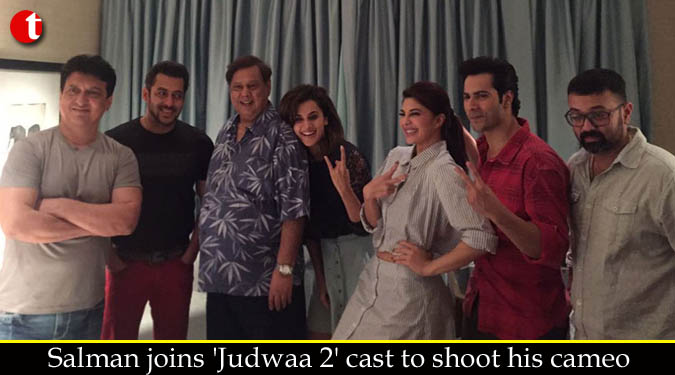 Salman joins ‘Judwaa 2’ cast to shoot his cameo