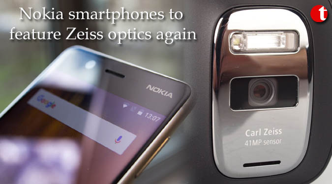 Nokia smartphones to feature Zeiss optics again