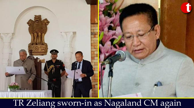 TR Zeliang sworn-in as Nagaland CM again