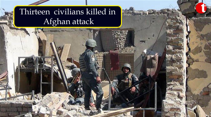 Thirteen civilians killed in Afghan attack