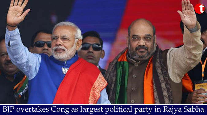 BJP overtakes Cong as largest political party in Rajya Sabha
