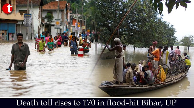 Death toll rises to 170 in flood-hit Bihar, UP