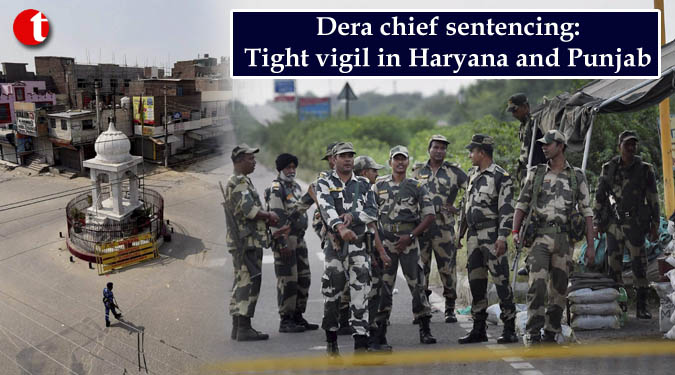 Dera chief sentencing: Tight vigil in Haryana and Punjab