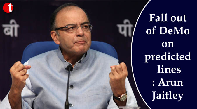 Fall out of DeMo on predicted lines: Arun Jaitley