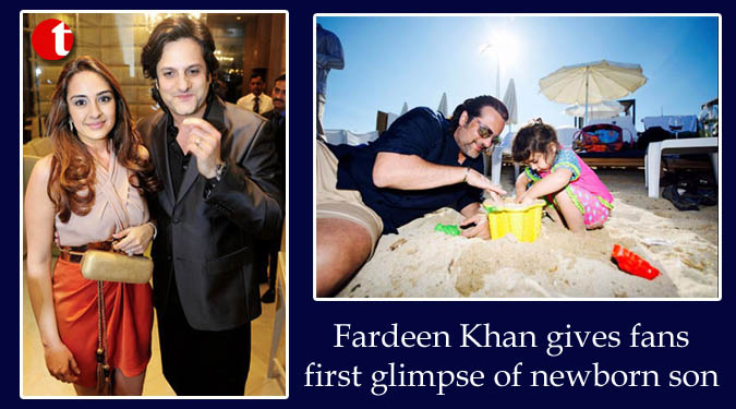 Fardeen Khan gives fans first glimpse of newborn son