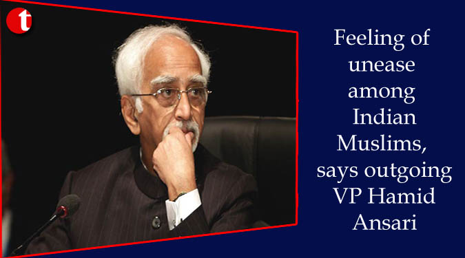 Feeling of unease among Indian Muslims, says outgoing VP Hamid Ansari