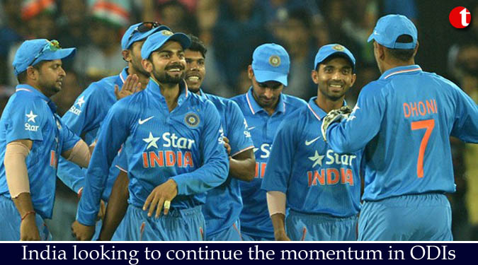 India looking to continue the momentum in ODIs