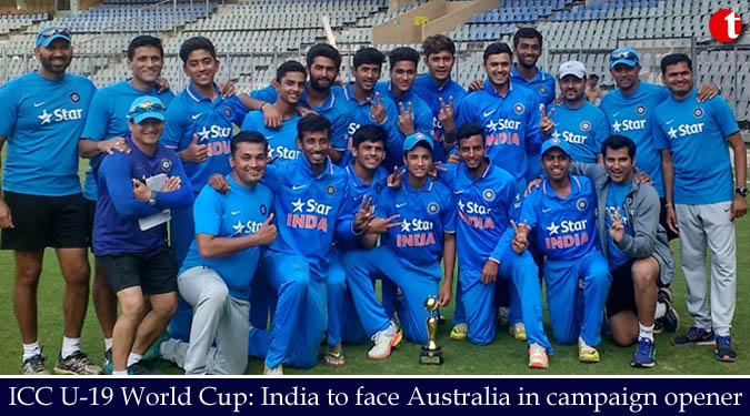 ICC U-19 World Cup: India to face Australia in campaign opener